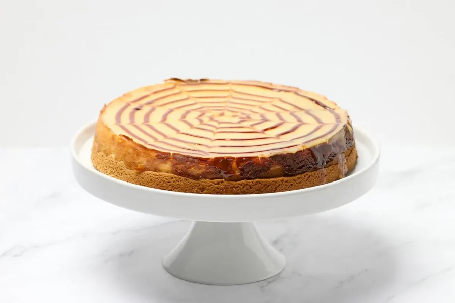Tarta de Requeson con Crema de Limon